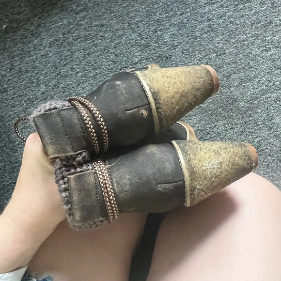 See by Chloe Wallabee Wedge booties Sweater Cuff size 38 - Picture 6 of 6